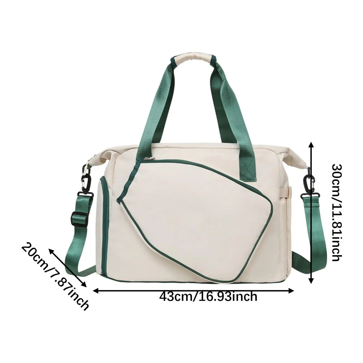 Pickleball lightweight tote bag, crossbody bag
