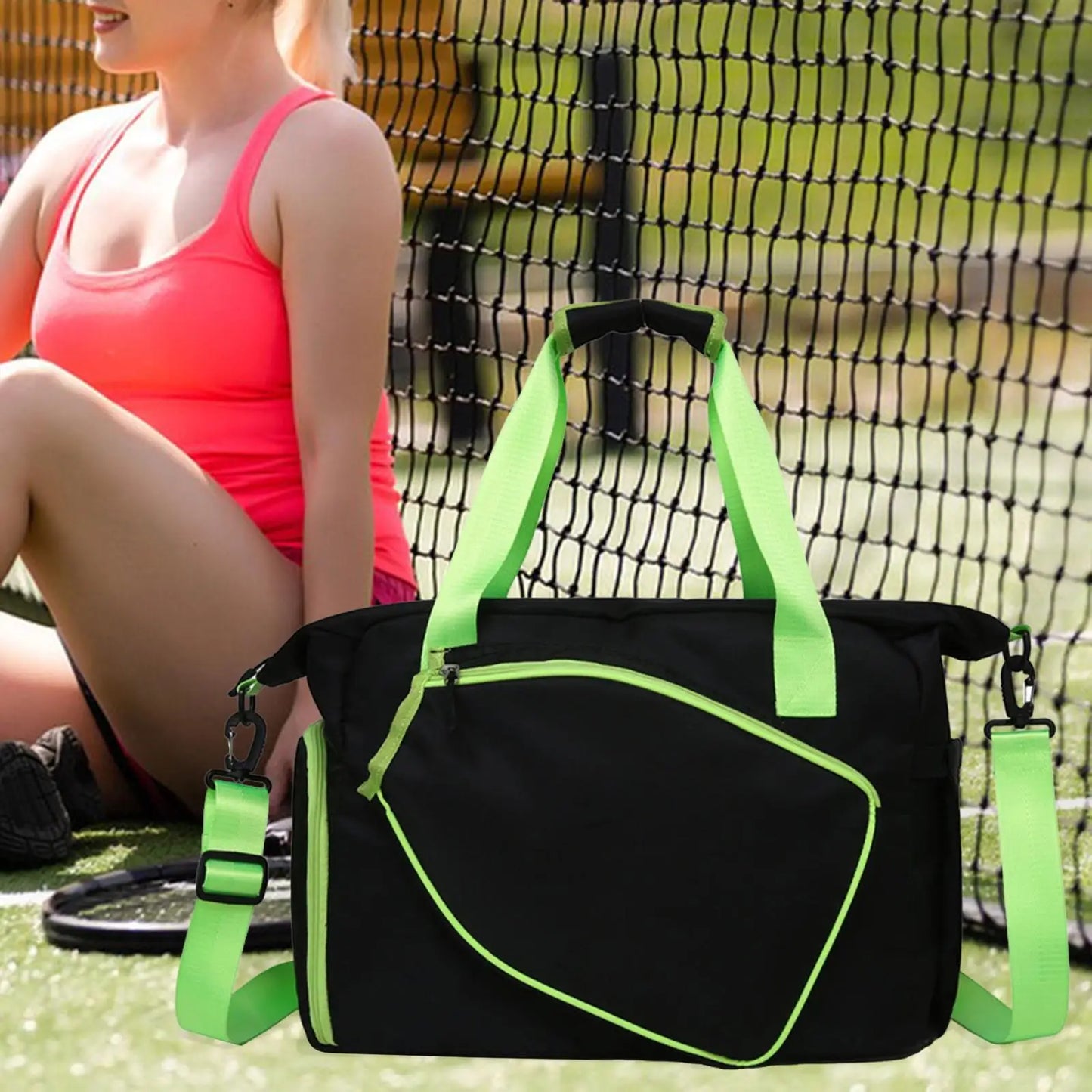 Pickleball lightweight tote bag, crossbody bag