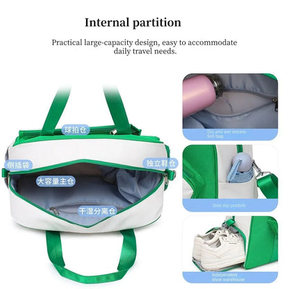 Pickleball bag wet and dry separation racket storage bagnt